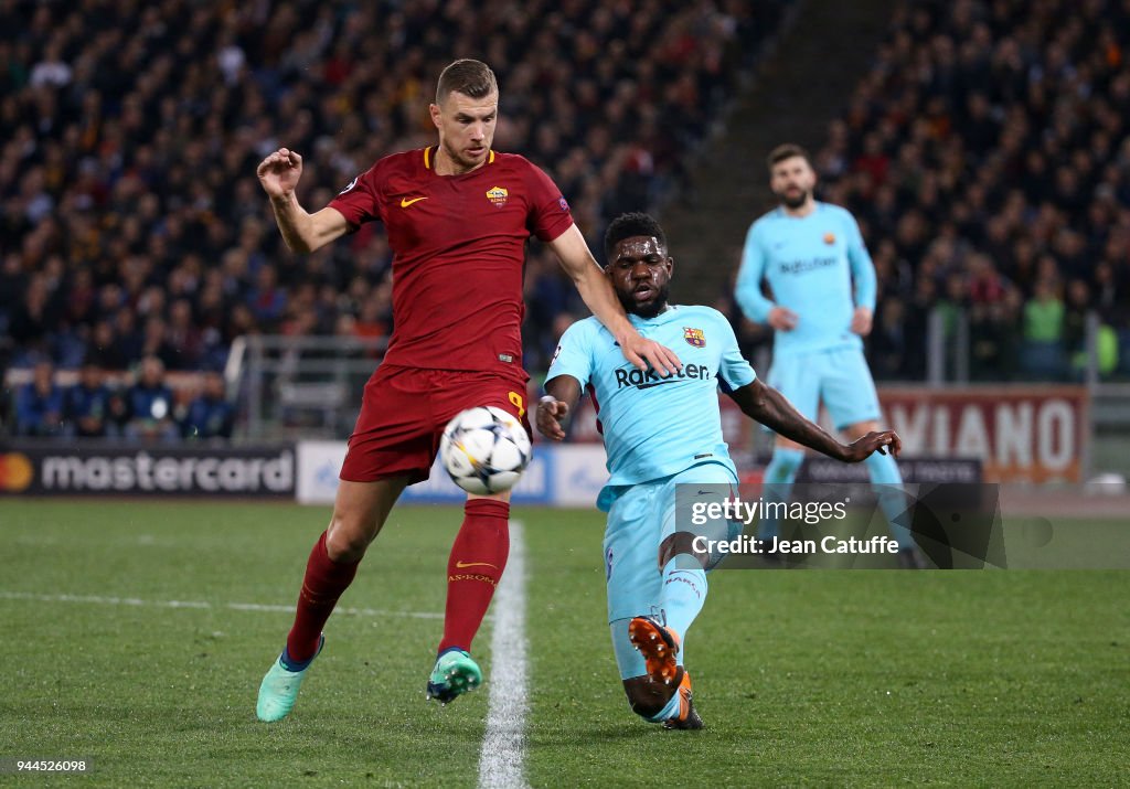AS Roma v FC Barcelona - UEFA Champions League Quarter Final Second Leg