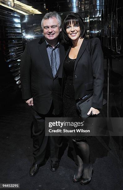 Eamonn Holmes and Ruth Langsford attend the ITV Daytime Christmas Party on December 14, 2009 in London, England.