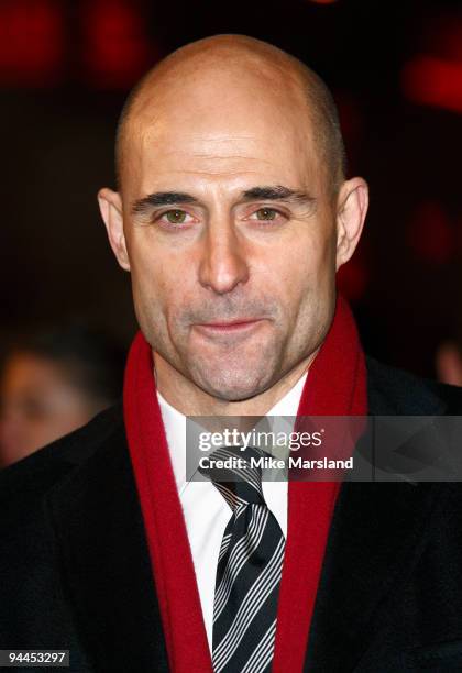 Mark Strong attends the World Premiere of Sherlock Holmes at Empire Leicester Square on December 14, 2009 in London, England.