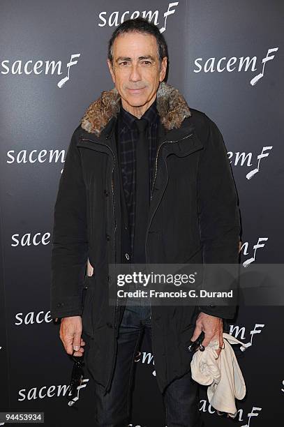 French singer Alain Chamfort attends the Grand Prix Sacem 2009 at Theatre du Rond-Point on December 14, 2009 in Paris, France.