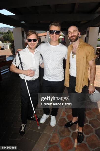 Ambassadors keyboardist Casey Harris, PTTOW co-founder and CEO Roman Tsunder and X-Ambassadors lead singer Sam Harris attend the 2018 PTTOW! Summit:...