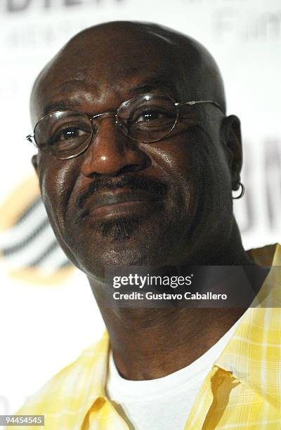 Actor Delroy Lindo attends the special tribute to Johnny Depp at the 6th Annual Bahamas Film Festival at the Balmoral Club on December 13, 2009 in...