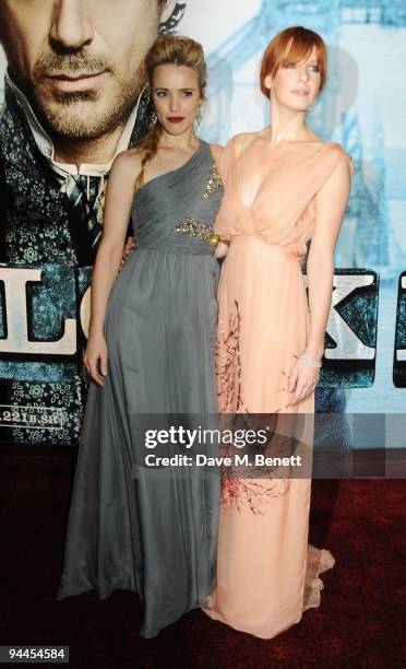 Rachel McAdams and Kelly Reilly arrive at the World Premiere of 'Sherlock Holmes', at the Empire Cinema Leicester Square on December 14, 2009 in...