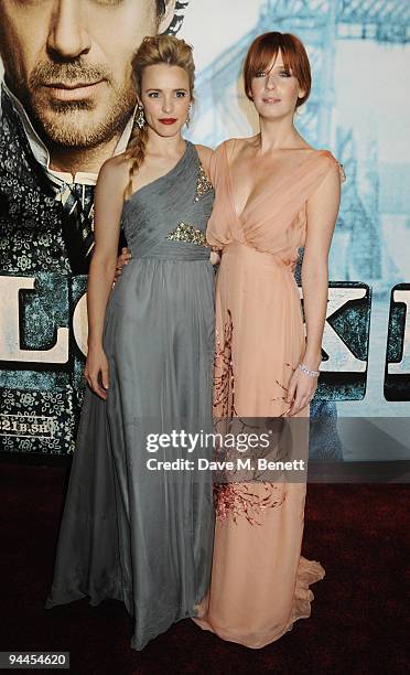Rachel McAdams and Kelly Reilly arrive at the World Premiere of 'Sherlock Holmes', at the Empire Cinema Leicester Square on December 14, 2009 in...