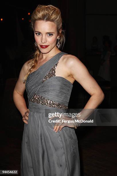 Rachel McAdams attends the world premiere after party of Sherlock Holmes held at Number 1 Mayfair on December 14, 2009 in London, England.