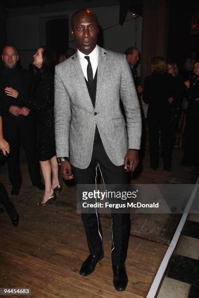 Ozwald Boateng attends the world premiere after party of Sherlock Holmes held at Number 1 Mayfair on December 14, 2009 in London, England.