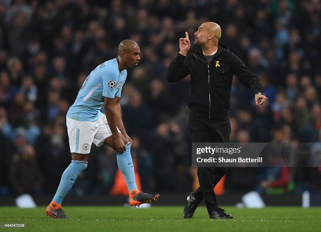 Manchester City v Liverpool - UEFA Champions League Quarter Final Second Leg