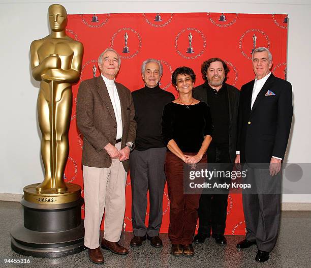 Chairman of the New York Events Committee Bud Rosenthal, animator Vincent Cafarelli, Academy members Candy Kugel and Michael Sporn and animator John...