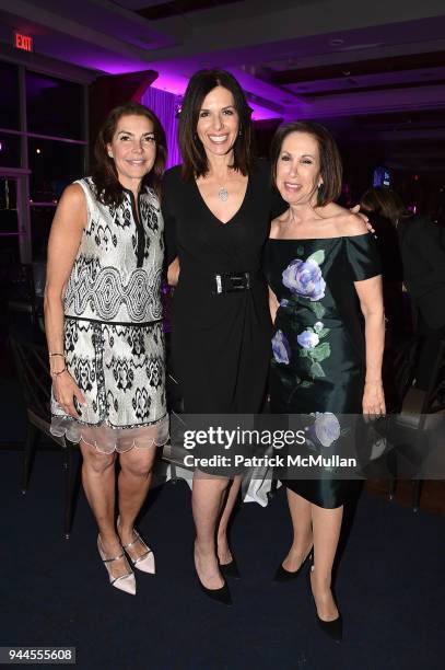 Beth Waldenberg, Kelly Grunther and Andrea Lomasky attend the Alzheimer's Drug Discovery Foundation's Memories Matter at Pier 60, Chelsea Piers on...