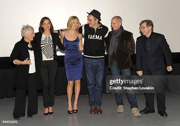 Actress Dame Judi Dench, actress Marion Cotillard, actress Kate Hudson, actor Daniel Day-Lewis, producer/choreographer John DeLuca, and composer...