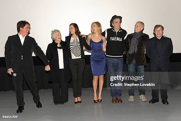 Director Rob Marshall, actress Dame Judi Dench, actress Marion Cotillard, actress Kate Hudson, actor Daniel Day-Lewis, producer/choreographer John...