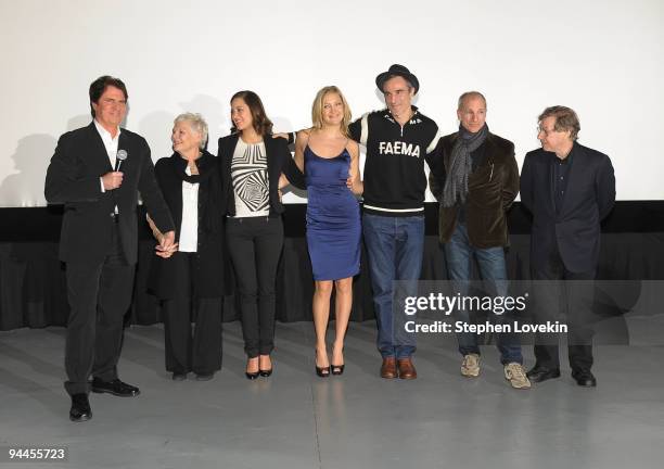 Director Rob Marshall, actress Dame Judi Dench, actress Marion Cotillard, actress Kate Hudson, actor Daniel Day-Lewis, producer/choreographer John...