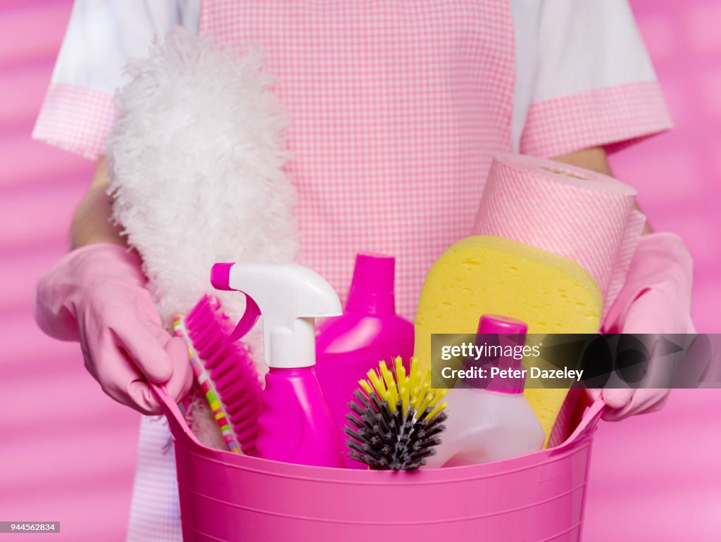 Cleaner Prepared For Spring Cleaning High-Res Stock Photo - Getty Images