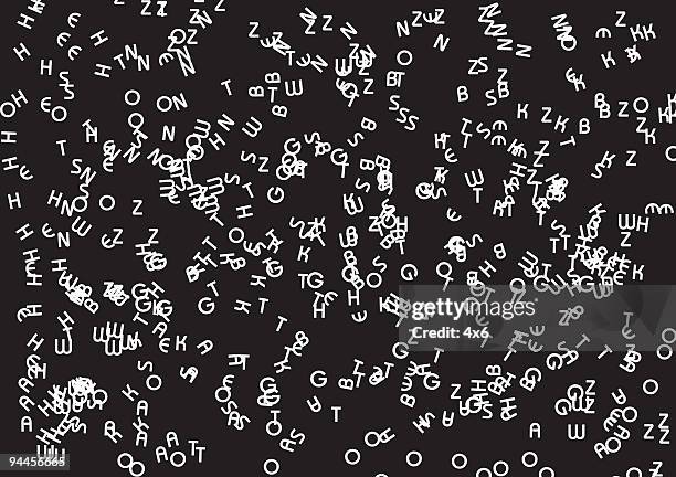 Broken Writing 510 Scattered Alphabet Letters Stock Photos, High-Res Pictures, and ...