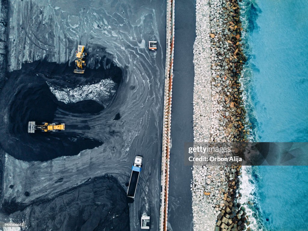 Kolen minerale exploitatie