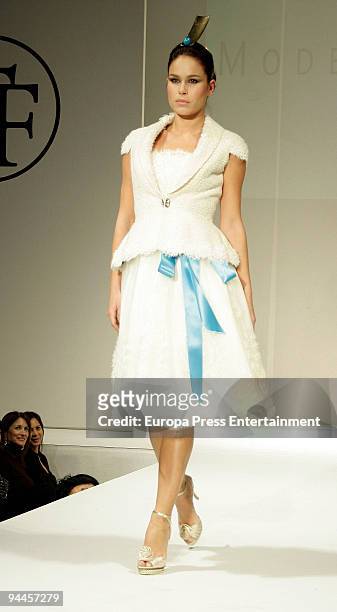 Mireia Canalda attends the fashion catwalk by Tony Hernandez on December 14, 2009 in Madrid, Spain.
