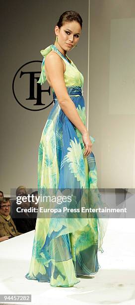 Mireia Canalda attends the fashion catwalk by Tony Hernandez on December 14, 2009 in Madrid, Spain.