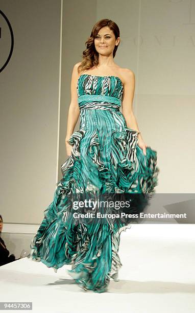 Maria Jose Suarez attends the fashion catwalk by Tony Hernandez on December 14, 2009 in Madrid, Spain.