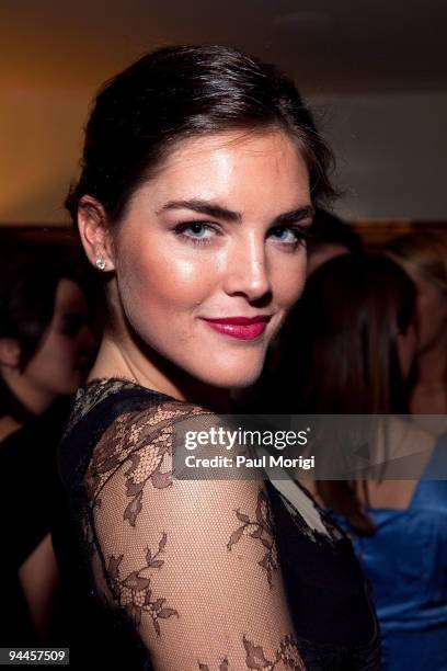 Supermodel Hilary Rhoda attends the Capitol File Holiday Party at Renaissance Mayflower Hotel on December 14, 2009 in Washington, DC.