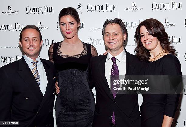 Niche Media's Philadelphia Style Magazine Publisher John Colabelli, supermodel Hilary Rhoda, CEO and Founder of Niche Media Jason Binn, and Capitol...