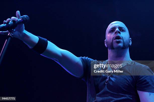 Vocalist Chris Daughtry performs in concert at The Frank Erwin Center on December 13, 2009 in Austin, Texas.