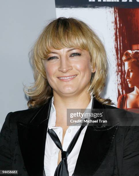 Stunt woman Zoe Bell arrives to the "Inglourious Basterds" DVD Blu-Ray/DVD Launch held at the new Beverly Cinema on December 14, 2009 in Los Angeles,...