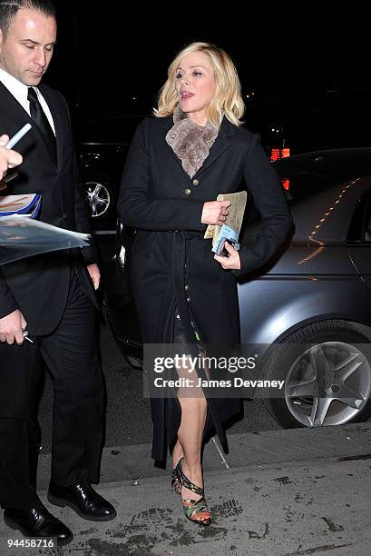 Kim Cattrall arrives to The Plaza Hotel for the "Did You Hear About The Morgans?" premiere after party on December 14, 2009 in New York City.