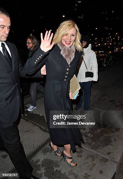 Kim Cattrall arrives to The Plaza Hotel for the "Did You Hear About The Morgans?" premiere after party on December 14, 2009 in New York City.