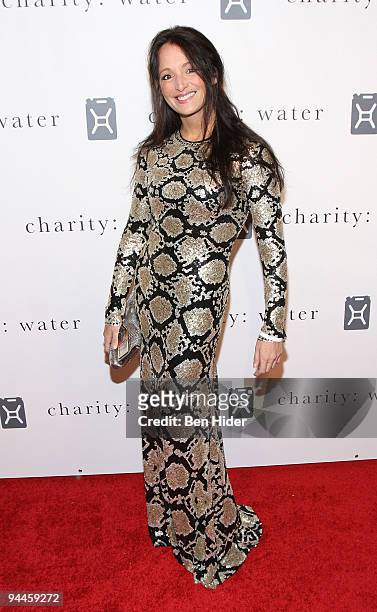 Socialite Emma Snowden Jones attends the Fourth Annual Charity: Ball Gala to benefit charity: water at the Metropolitan Pavilion on December 14, 2009...