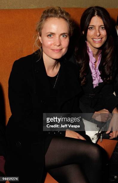 Actress Radha Mitchell attends the after party for the "Inglourious Basterds" Blu-Ray and DVD launch held at Grace on December 14, 2009 in Los...