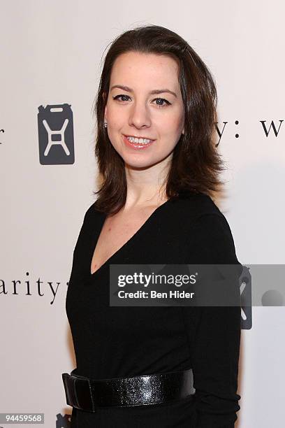 Olympic Gold Medalist Figure Skater Sarah Hughes attends the Fourth Annual Charity: Ball Gala to benefit charity: water at the Metropolitan Pavilion...