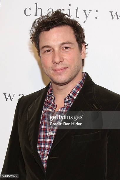 Chef Rocco DiSpirito attends the Fourth Annual Charity: Ball Gala to benefit charity: water at the Metropolitan Pavilion on December 14, 2009 in New...
