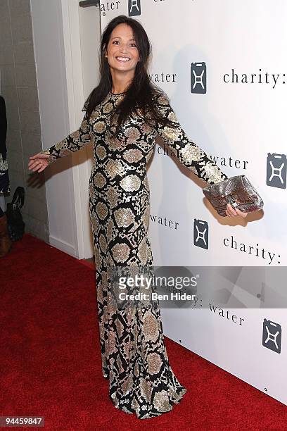 Socialite Emma Snowden Jones attends the Fourth Annual Charity: Ball Gala to benefit charity: water at the Metropolitan Pavilion on December 14, 2009...