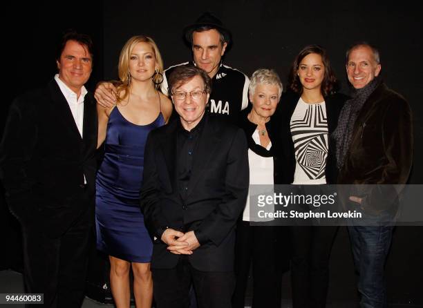 Director Rob Marshall, actress Kate Hudson, composer Maury Yeston, actor Daniel Day-Lewis, actress Dame Judi Dench, actress Marion Cotillard, and...