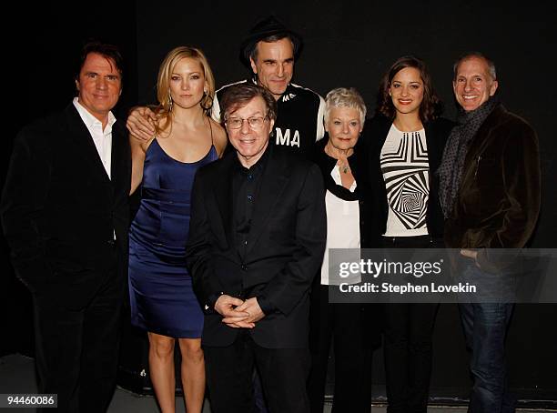 Director Rob Marshall, actress Kate Hudson, composer Maury Yeston, actor Daniel Day-Lewis, actress Dame Judi Dench, actress Marion Cotillard, and...