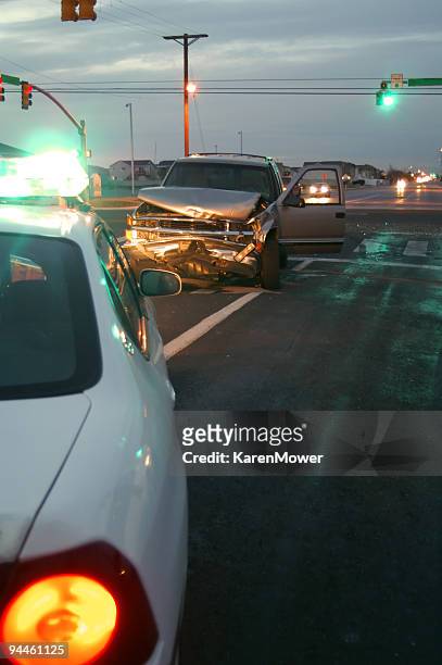 police and suv - drunk driving crash stock pictures, royalty-free photos & images