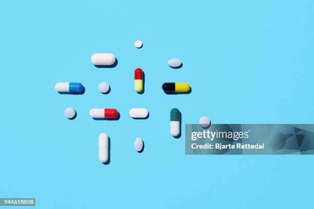 selection of different medicine - bjarte rettedal stock pictures, royalty-free photos & images