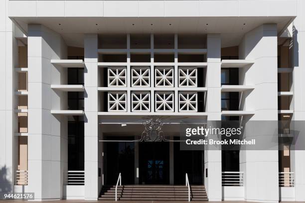 The Northern Territory Parliment House building is pictured on April 8, 2018 in Darwin, Australia. Darwin is the capital of the Northern Territory....