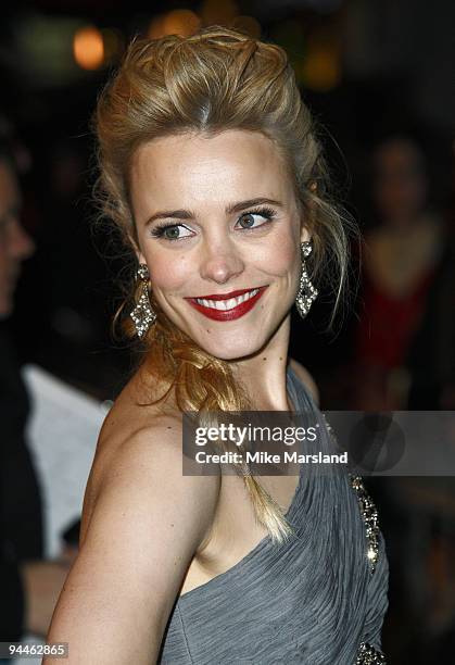 Rachel McAdams attends the World Premiere of Sherlock Holmes at Empire Leicester Square on December 14, 2009 in London, England.