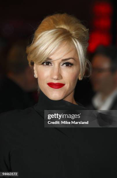 Gwen Stefani attends the World Premiere of Sherlock Holmes at Empire Leicester Square on December 14, 2009 in London, England.