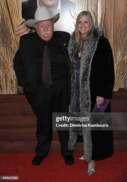 Wilford Brimley attends the "Did You Hear About the Morgans?" New York premiere at Ziegfeld Theatre on December 14, 2009 in New York City.