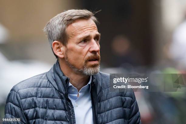 Achim Kraemer, a former trader at Deutsche Bank AG, arrives to stand trial for rigging the Euribor rate at Southwark Crown Court in London, U.K., on...