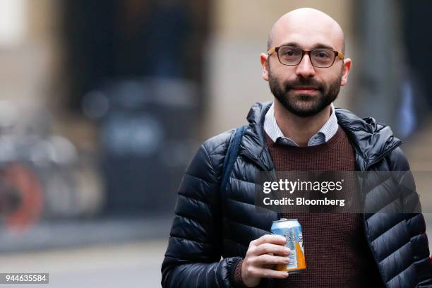 Carlo Palombo, a former trader at Barclays Plc, arrives to stand trial for rigging the Euribor rate at Southwark Crown Court in London, U.K., on...