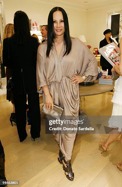 Eva Chow attends The World in Vogue: Oscar de la Renta Book Signing Party with Hamish Bowles on December 14, 2009 in Hollywood, California.