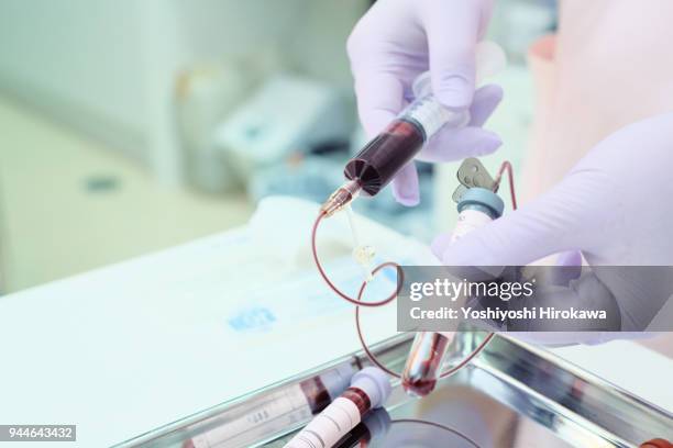 instruments collect patient's blood - medical test tubes stock pictures, royalty-free photos & images