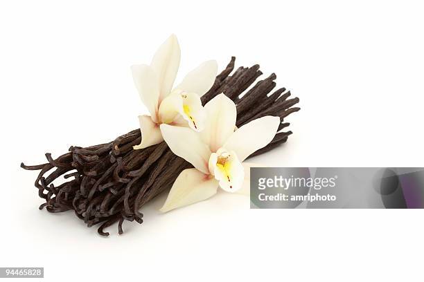 vanilla flowered - vanilla stock pictures, royalty-free photos & images