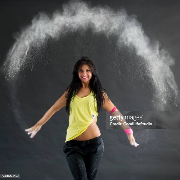 zumba dancer - zumba stock pictures, royalty-free photos & images