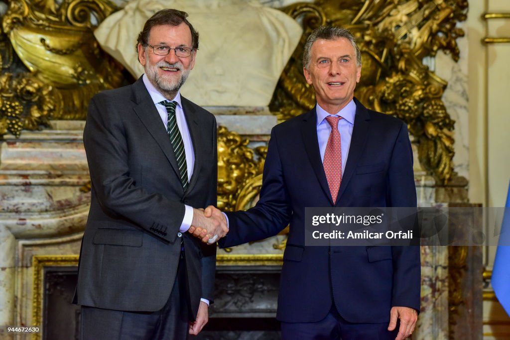 Day 1 - President Of Spain Mariano Rajoy Visits Argentina