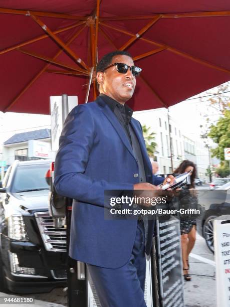 Kenneth Edmonds aka 'Babyface' is seen on April 10, 2018 in Los Angeles, California.