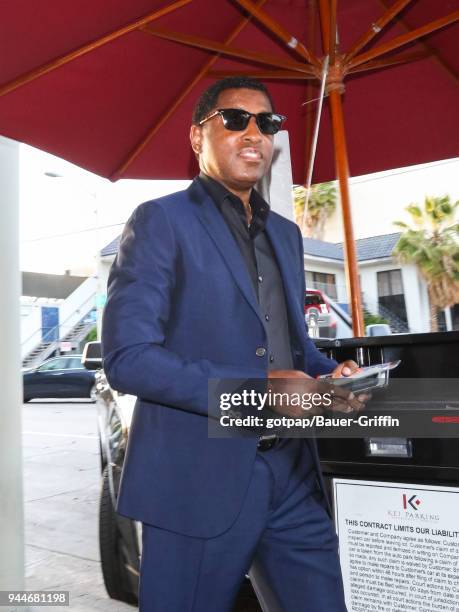 Kenneth Edmonds aka 'Babyface' is seen on April 10, 2018 in Los Angeles, California.